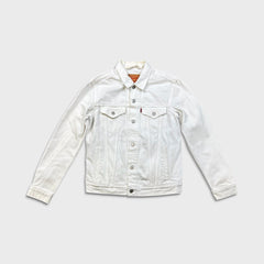 Levi's Type III Denim Jacket Mens Medium White Western Trucker