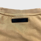 Fear of God Essentials T Shirt Mens Medium Brown Bleach Stained Faded Washed Tee