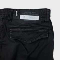 Diesel Only The Brave Pants Mens 34x26 Black Straight USA Cargo Utility Trouser