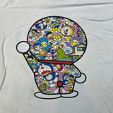 2017 Uniqlo x Takashi Murakami Doraemon T Shirt Mens Medium White Flower Art UT Tee