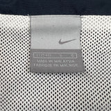 Vintage Y2K Nike Sportswear Jacket Mens Small White Swoosh Full Zip Windbreaker
