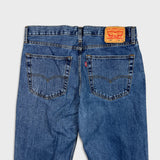 Levi's 516 Jeans Mens 36x34 Blue Slim Straight Leg Medium Wash Denim Pants