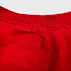 Nike Sportswear T Shirt Mens Medium Red Swoosh Short Sleeve Tee