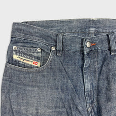 Diesel Service Spa Jeans Mens 33x32 Blue Medium Wash Straight Leg Denim Pants