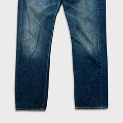 Levi's 501 Jeans Mens 34x30 Blue Original Fit Straight Leg Dark Wash Denim Pants