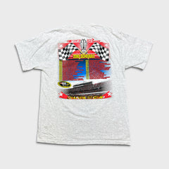 Vintage 2010 Bristol Motor Speedway T Shirt Mens Large Gray NASCAR Racing Tee