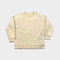 Lululemon Perfectly Oversized Crew Womens Large Beige Relaxed Pullover Sweatshirt
