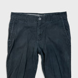 Dickies Pants Mens 34x32 Black Flex Straight Fit Workwear Casual Chino Trousers