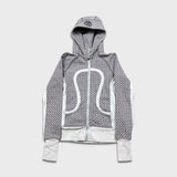 Lululemon Scuba Hoodie Womens Size 2 Gray Full Zip Sports Hooded Sweater