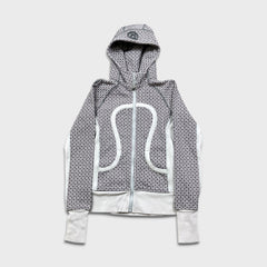 Lululemon Scuba Hoodie Womens Size 2 Gray Full Zip Sports Hooded Sweater