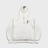 Polo Ralph Lauren Ski Bear Fleece Mens Medium White High Pile Hooded Jacket