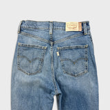 Levi's x Deepika Padukone Jeans Women 28x27 Blue Flare Leg Medium Wash Denim Pants