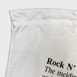 Vintage 80s URIAH HEEP Head First Sleeveless Mens Medium White Rock Promo Band Tank Top