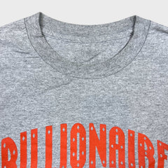 Billionaire Boys Club T Shirt Mens Large Gray Arch Logo Spell Out Graphic Tee