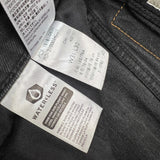 Levi's 541 Jeans Mens 31x28 Black Athletic Taper Stretch Dark Wash Denim Pants