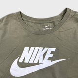 Nike Sportswear T Shirt Mens XL Gray Big Swoosh Graphic Short Sleeve Tee