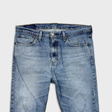 Levi's 510 Skinny Jeans Mens 34x30 Blue Light Wash Stretch Mid Rise Tapered Leg