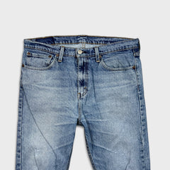 Levi's 510 Skinny Jeans Mens 34x30 Blue Light Wash Stretch Mid Rise Tapered Leg
