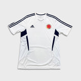 2011 Adidas Colombia National Team Soccer Jersey Mens Large White Climacool Kit