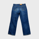 Vintage 90s Levi's 619 Jeans Mens 34x29 Blue Dark Wash Orange Tab Faded Denim Pants