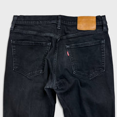 Levi's 511 Jeans Mens 32x31 Black Slim Fit Dark Wash Stretch Mid Rise Denim Pants