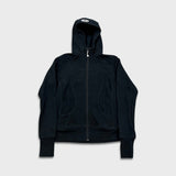 Lululemon Scuba Hoodie Womens Size 8 Black Full Zip Sports Hooded Sweater