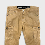 G-Star Raw Pants Mens 34x34 Beige Straight Leg Utility Cargo Casual Trousers