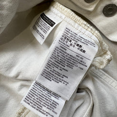 Levi's Type III Denim Jacket Mens Medium White Western Trucker