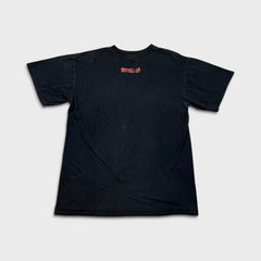 Vintage Y2K West49 T Shirt Mens Medium Black Sun Faded Distressed Skate Rose Tee