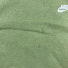 Nike Sportswear Sweatshirt Mens Medium Green Swoosh Pullover Crewneck