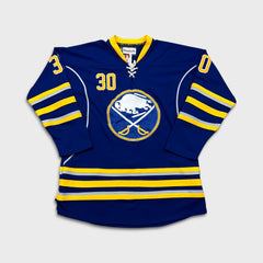 Vintage Y2K Reebok Buffalo Sabres Ryan Miller #30 Jersey Mens Large Blue NHL Hockey