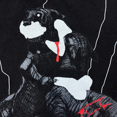 FW19 VLONE x City Morgue Dog T-Shirt Mens Medium Black Hip Hop Graphic T Shirt
