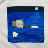 KAWS x Uniqlo UT Short Sleeve Artbook Cover T Shirt Mens Large White Graphic Tee