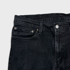 Levi's 511 Jeans Mens 36x32 Black Slim Fit Mid Rise Dark Wash Stretch Denim Pants