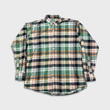 Polo Ralph Lauren Plaid Shirt Mens XL Green Button Up Preppy Long Sleeve
