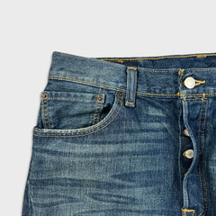 Levi's 501 Jeans Mens 34x30 Blue Original Fit Straight Leg Dark Wash Denim Pants