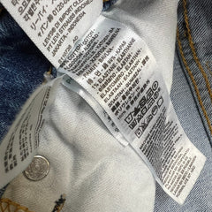 Levi's 505 Jeans Mens 33x30 Blue Regular Fit Straight Leg Light Wash Denim Pants