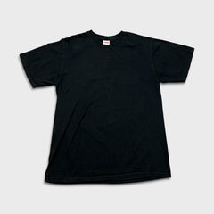 Supreme x Hanes Blank T Shirt Mens Large Black Classic Short Sleeve Tee