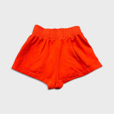 Nike Sportswear Shorts Womens Small Orange Swoosh Pocketed Athletic Pants
