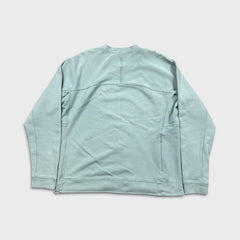 Lululemon French Terry Oversized Long Sleeve Crew Mens Large Blue Sweatshirt