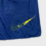 Vintage 90s Nike Sportswear Shorts Mens Large Blue Swoosh Pocketed