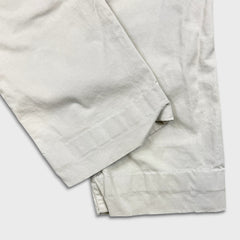 G-Star Raw Pants Mens 32x28 White Straight Fit Casual Utility Cargo Trousers