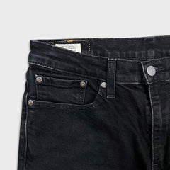 Levi's 541 Jeans Mens 31x28 Black Athletic Taper Stretch Dark Wash Denim Pants