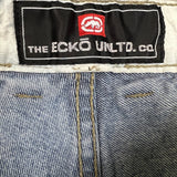 Vintage Y2K Ecko Unltd Jeans Mens 35x32 Blue Relaxed Straight Medium Wash Baggy Denim Pants