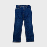 Levi's 516 Jeans Mens 34x31 Blue Slim Straight Leg Stretch Medium Wash Denim Pants