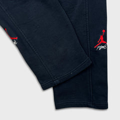 Vintage Nike Jordan Flight Sweatpants Mens 2XL Black Y2K Sportswear Straight Jogger