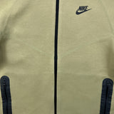 Nike Sportswear Hoodie Womens Medium Green Tech Fleece Full Zip Hooded Sweater