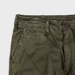 American Eagle Pants Mens 30x30 Green Flex Faded Taper Leg Trousers Cargo