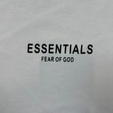 Fear of God Essentials T Shirt Mens Small White Spellout Boxy Tee