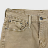 Levi's 511 Jeans Mens 30x32 Beige Slim Fit Mid Rise Stretch Khaki Denim Pants